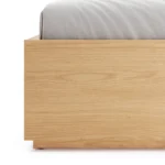 Leif Queen Platform Storage Bed - White Oak