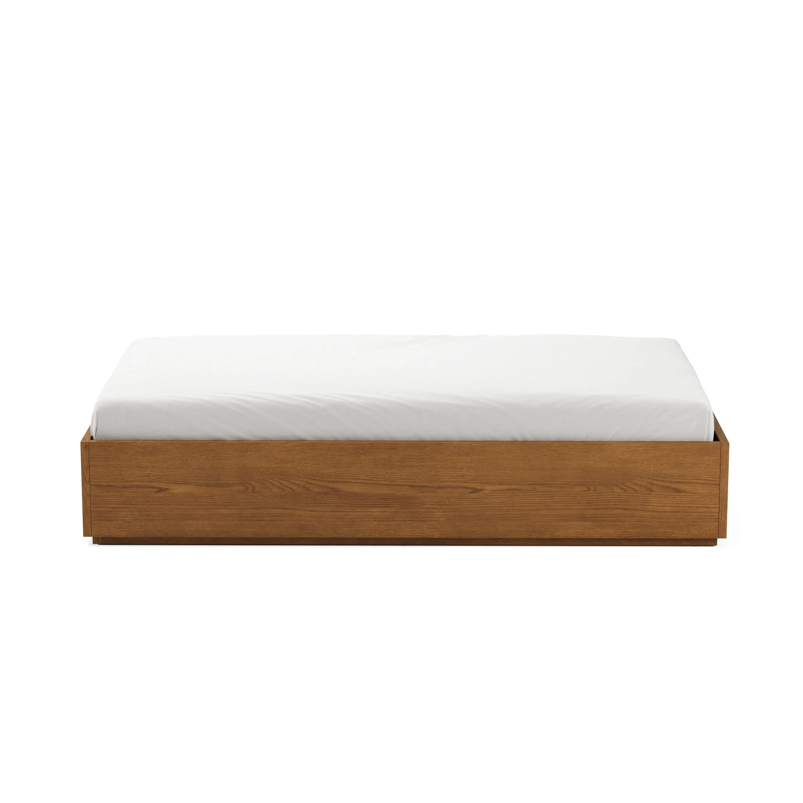 Leif Twin Platform Storage Bed - Smoked Oak - Image 13