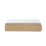 Leif Twin Platform Storage Bed - White Oak