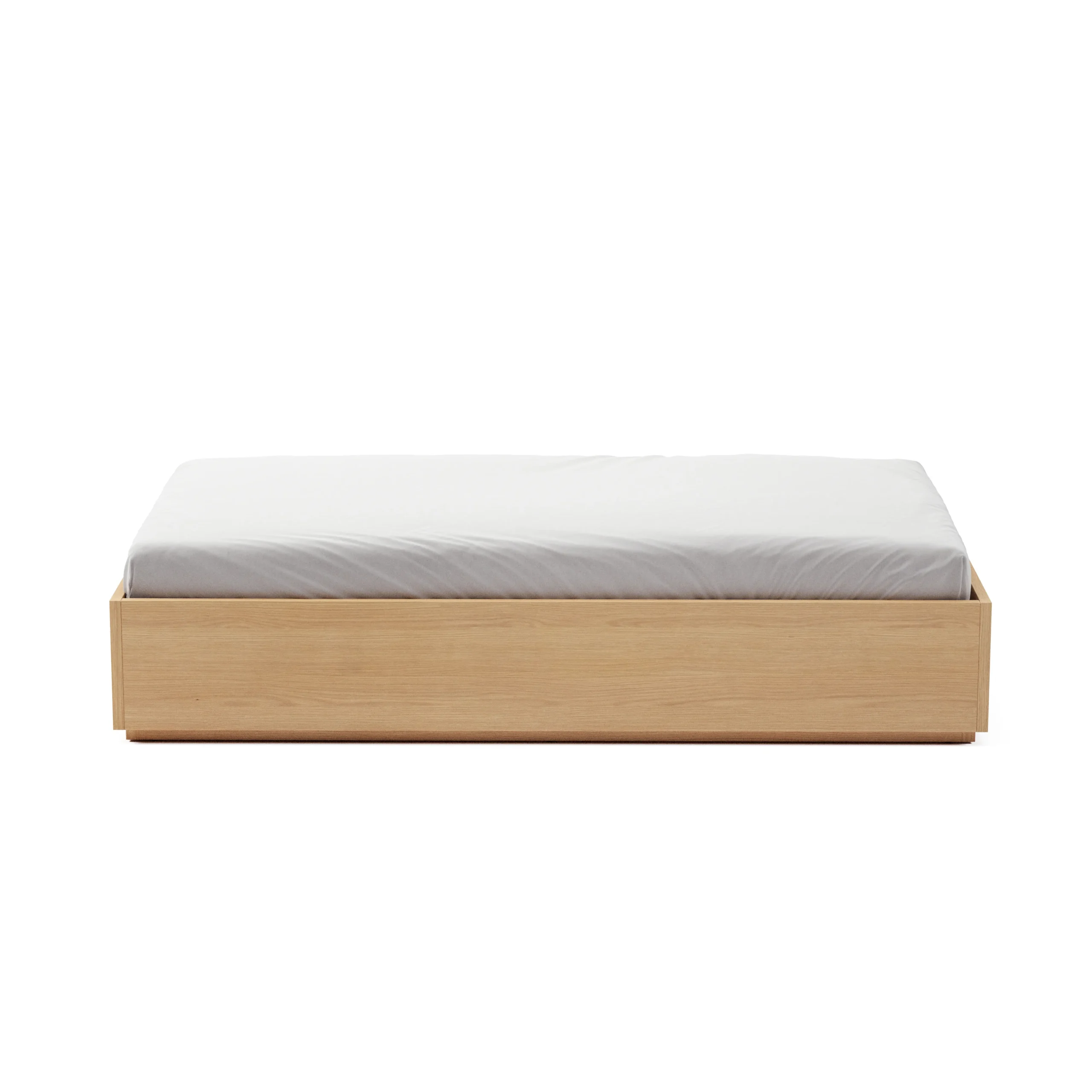 Leif Twin Platform Storage Bed - White Oak - Image 14