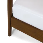 Lenia King Canopy Bed - Walnut