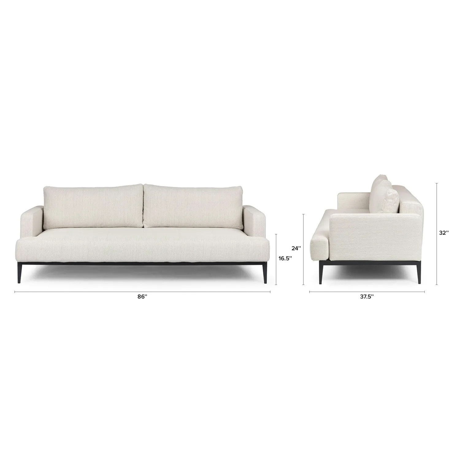 Solna 86_ Sofa Bed - Atelier Ivory - Image 15