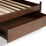 Lenia King Panel Storage Bed - Walnut