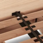 Lenia King Panel Storage Bed - White Oak