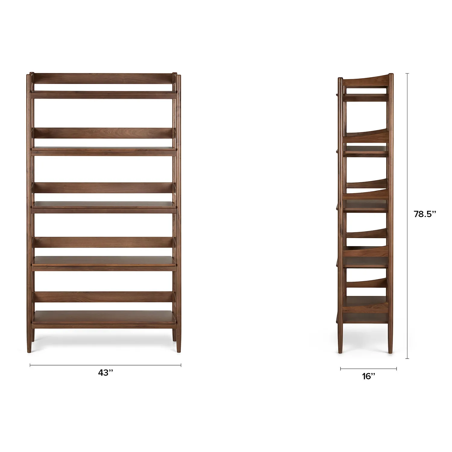 Cotu 43_ Bookcase - Walnut - Image 15