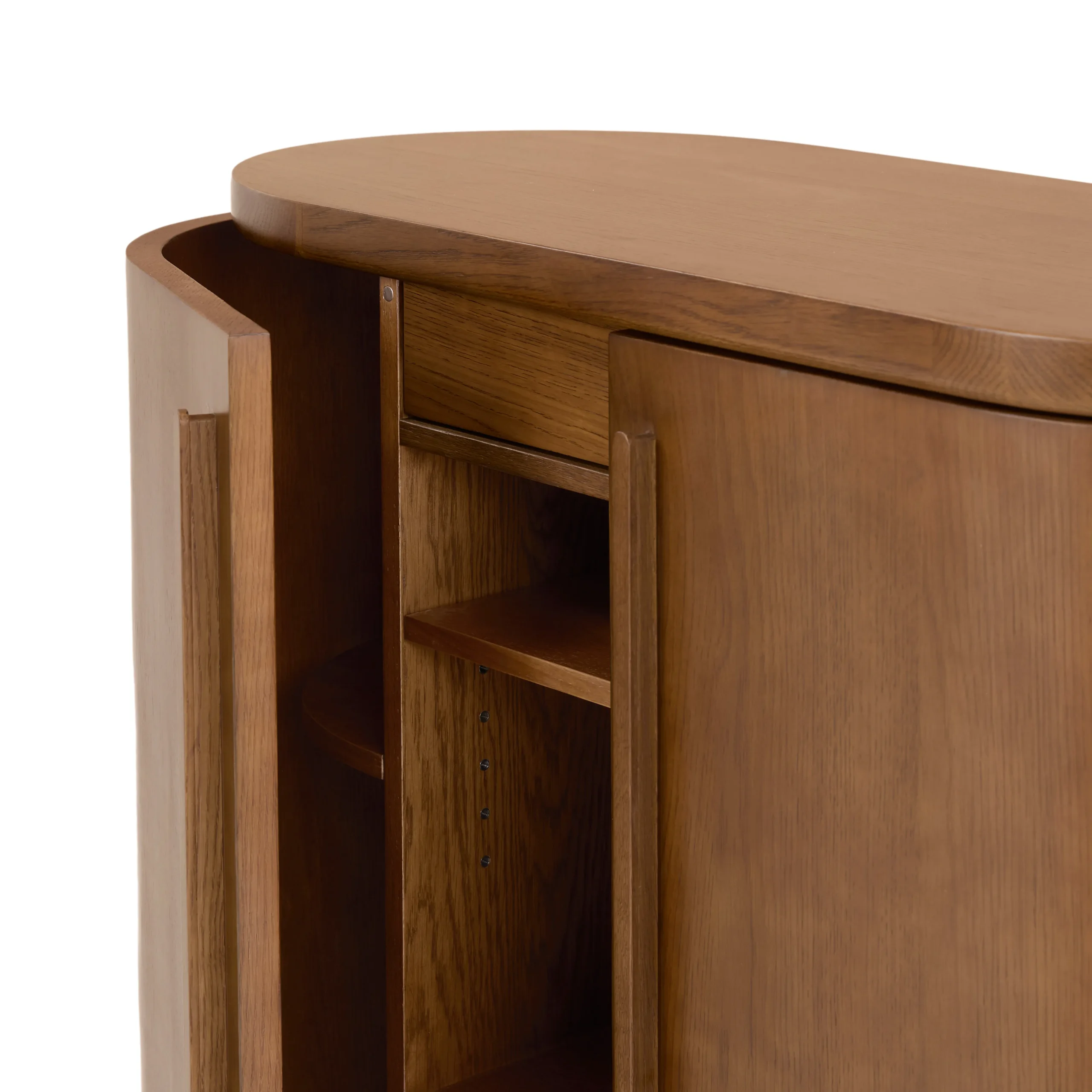 Jens 38_ Bar Cabinet - Smoked Oak - Image 15