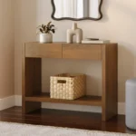 Leif 37_ Storage Console - Smoked Oak