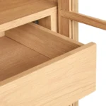 Mysen 35.5_ Glass Cabinet - Natural Oak