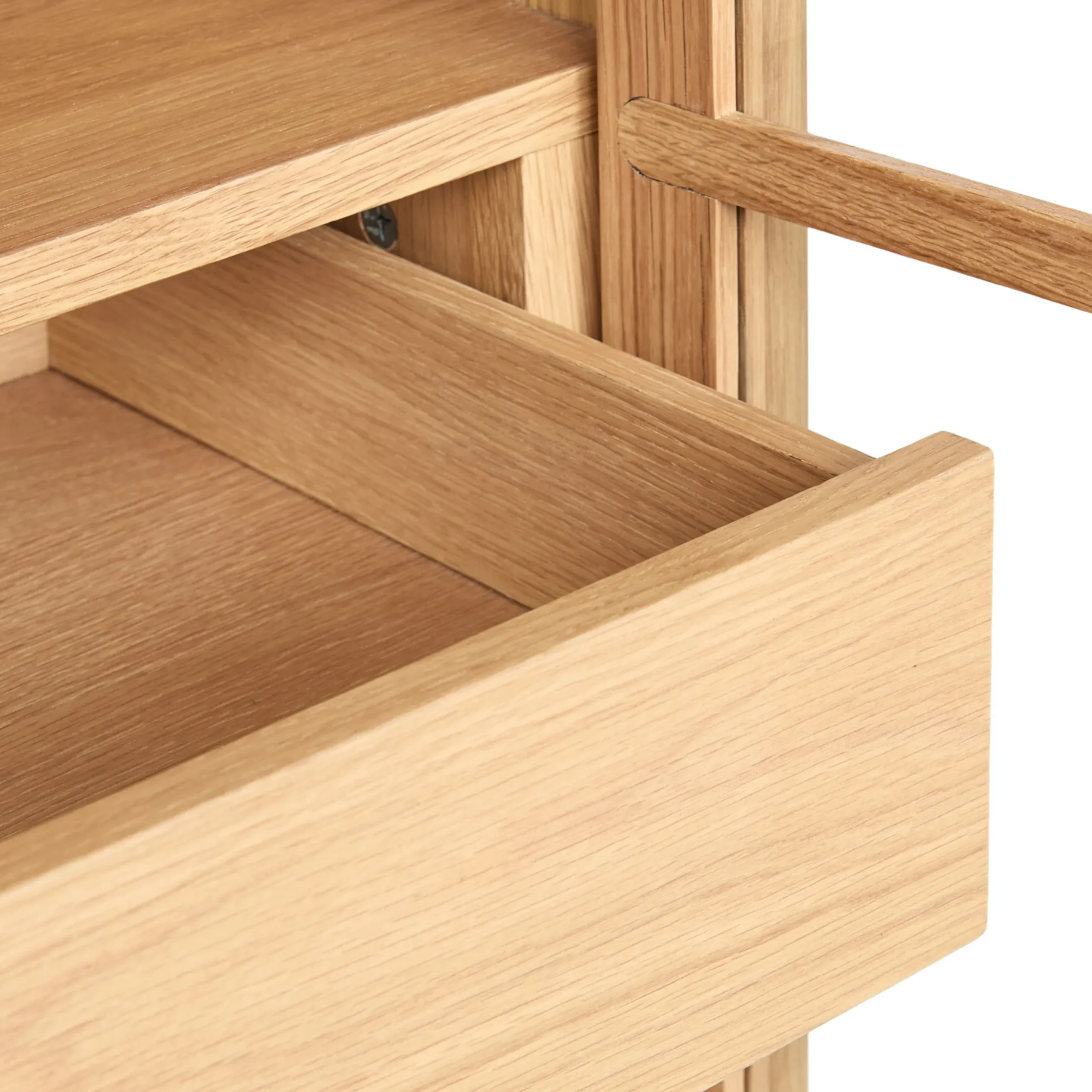 Mysen 35.5_ Glass Cabinet - Natural Oak - Image 15