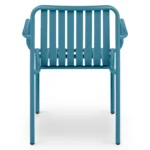 Sarek Outdoor Stackable Dining Armchair - Peacock Blue