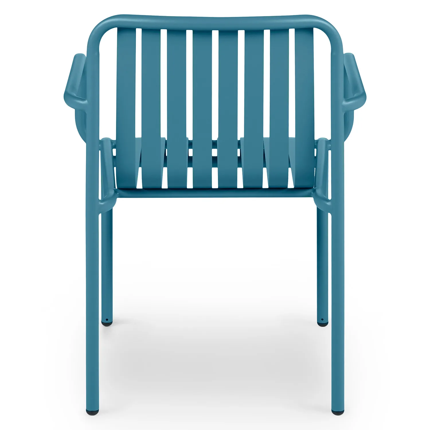 Sarek Outdoor Stackable Dining Armchair - Peacock Blue - Image 4