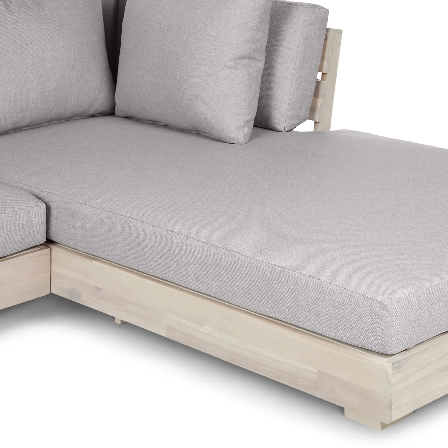 Lubek 82.5_ Outdoor Low Right Sectional - Beach Sand - Image 10