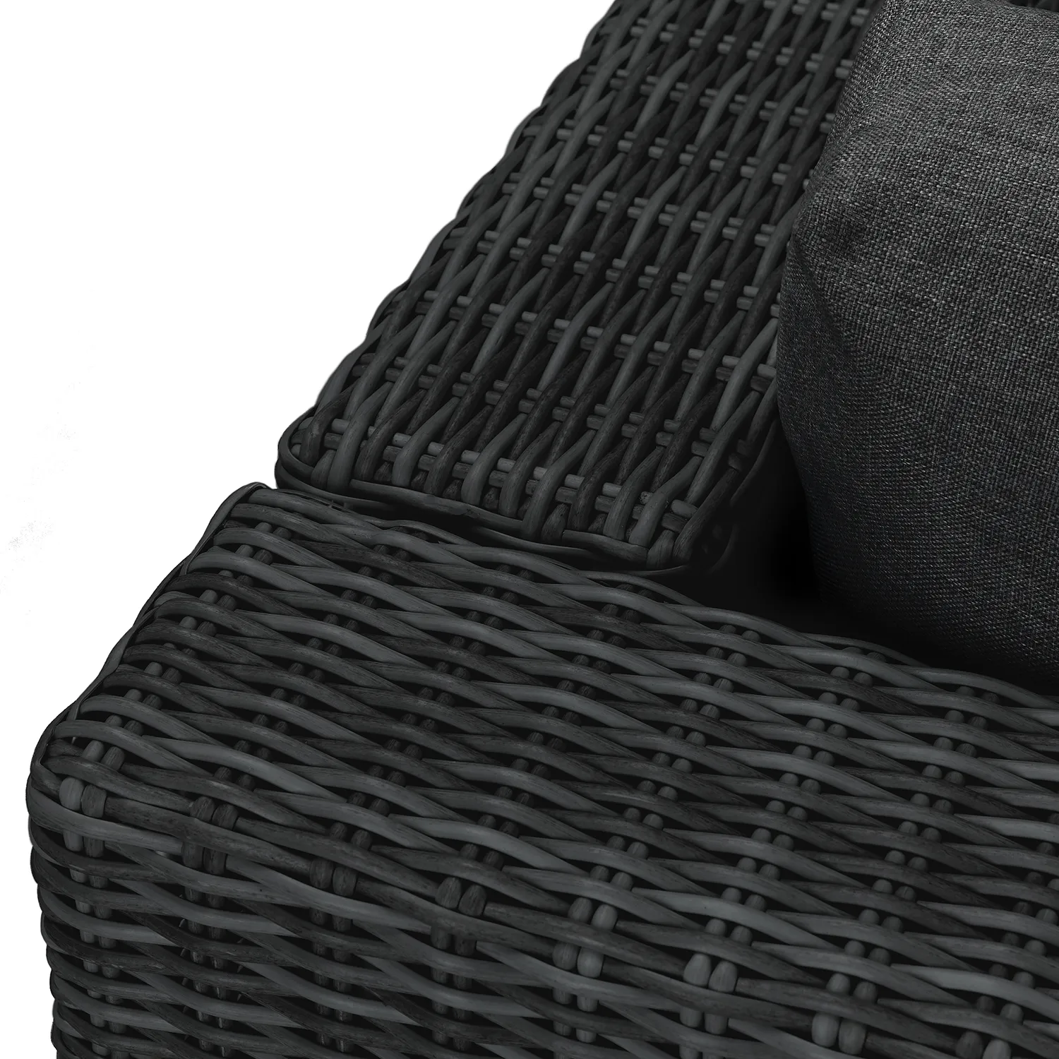 Urba 98_ Outdoor Left Sectional - Slate Gray - Image 8
