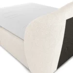 Kayra Queen Upholstered Storage Bed - Ivory Bouclé