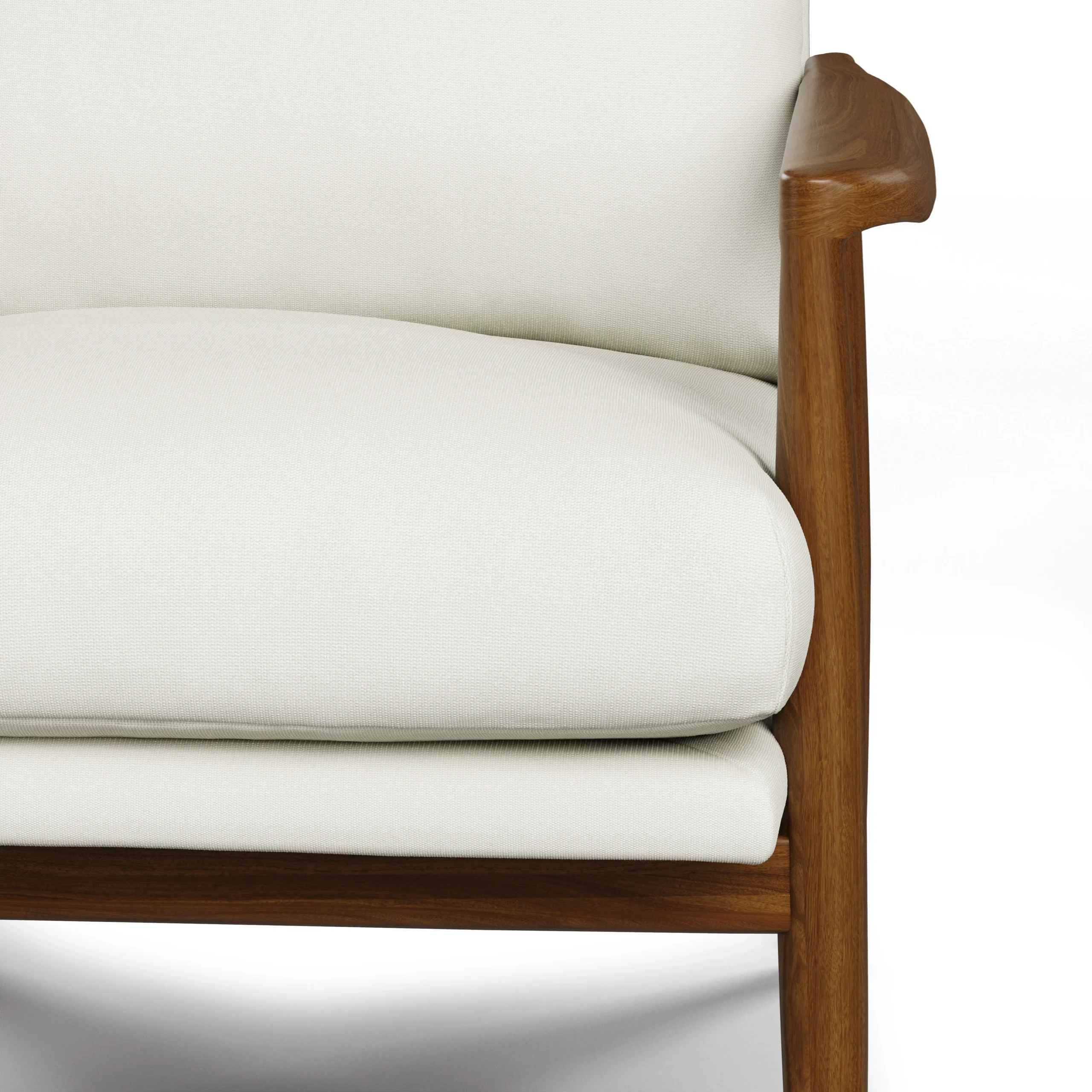 Bavel 26_ Lounge Set - Walnut and Field Ivory - Image 5