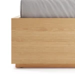 Leif Full Platform Storage Bed - White Oak