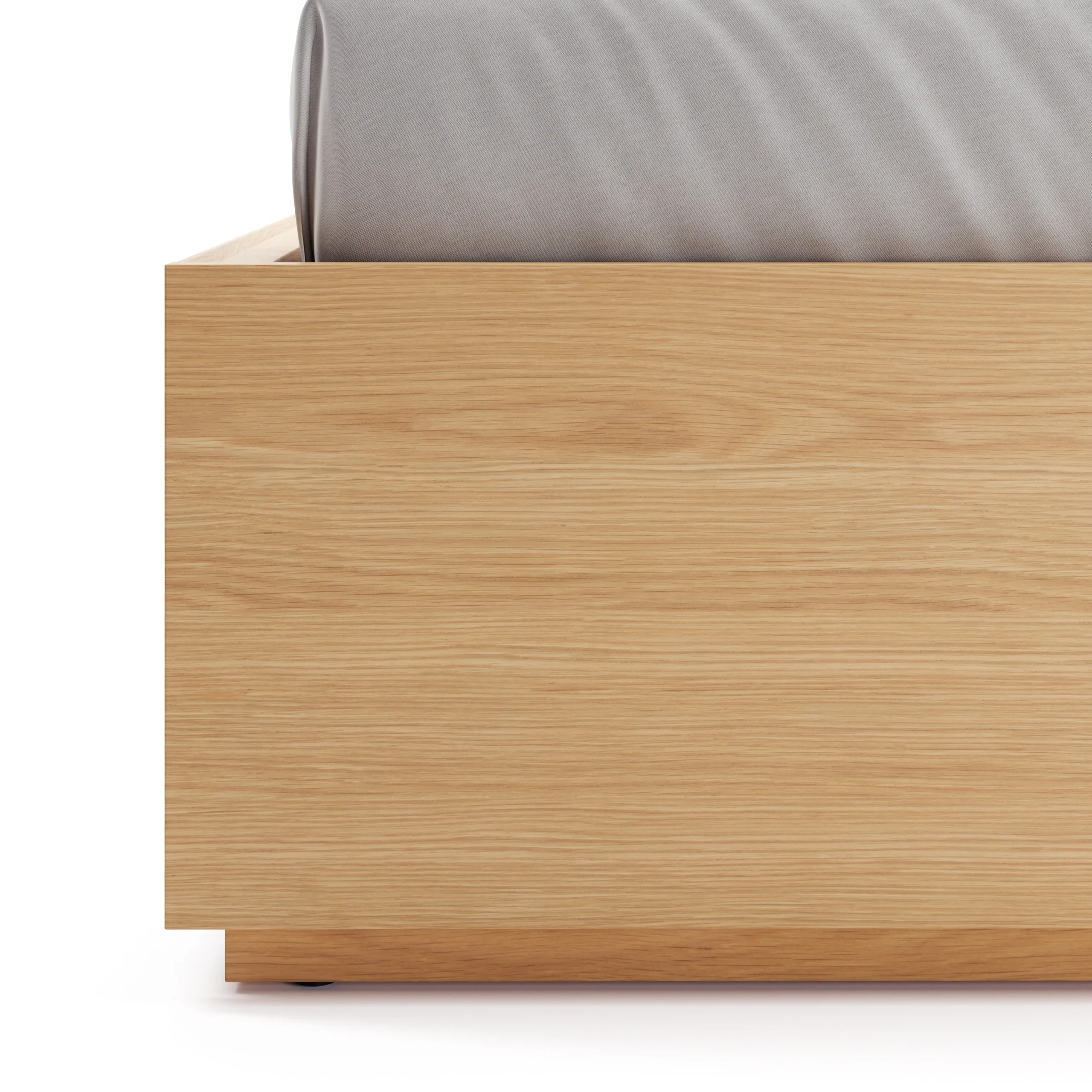 Leif Full Platform Storage Bed - White Oak - Image 10