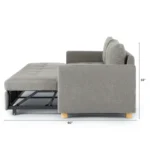 Nordby 87_ Sofa Bed - Pep Gray