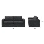 Riley 84_ Sofa Bed - Napa Charcoal