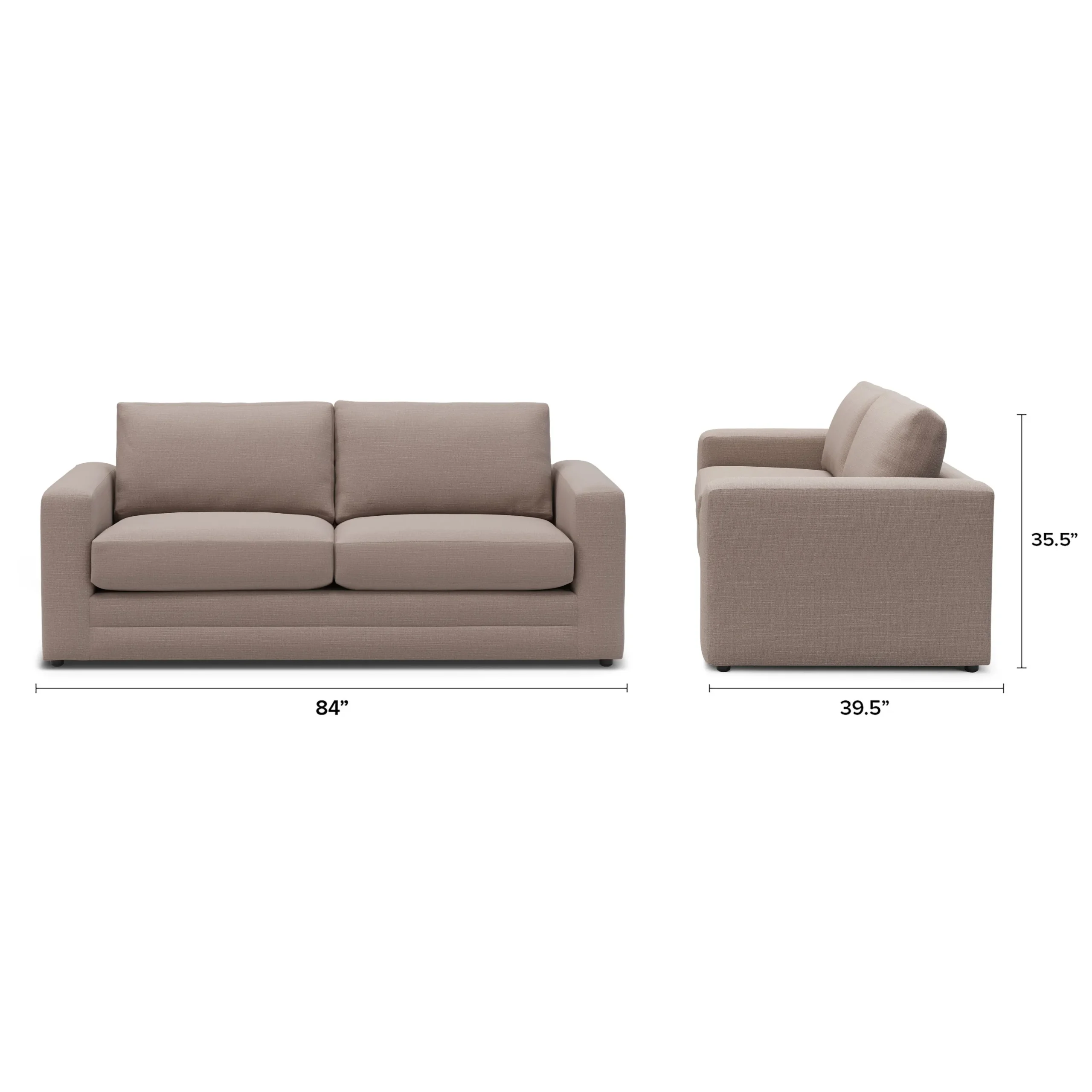 Riley 84_ Sofa Bed - Napa Quartz - Image 12