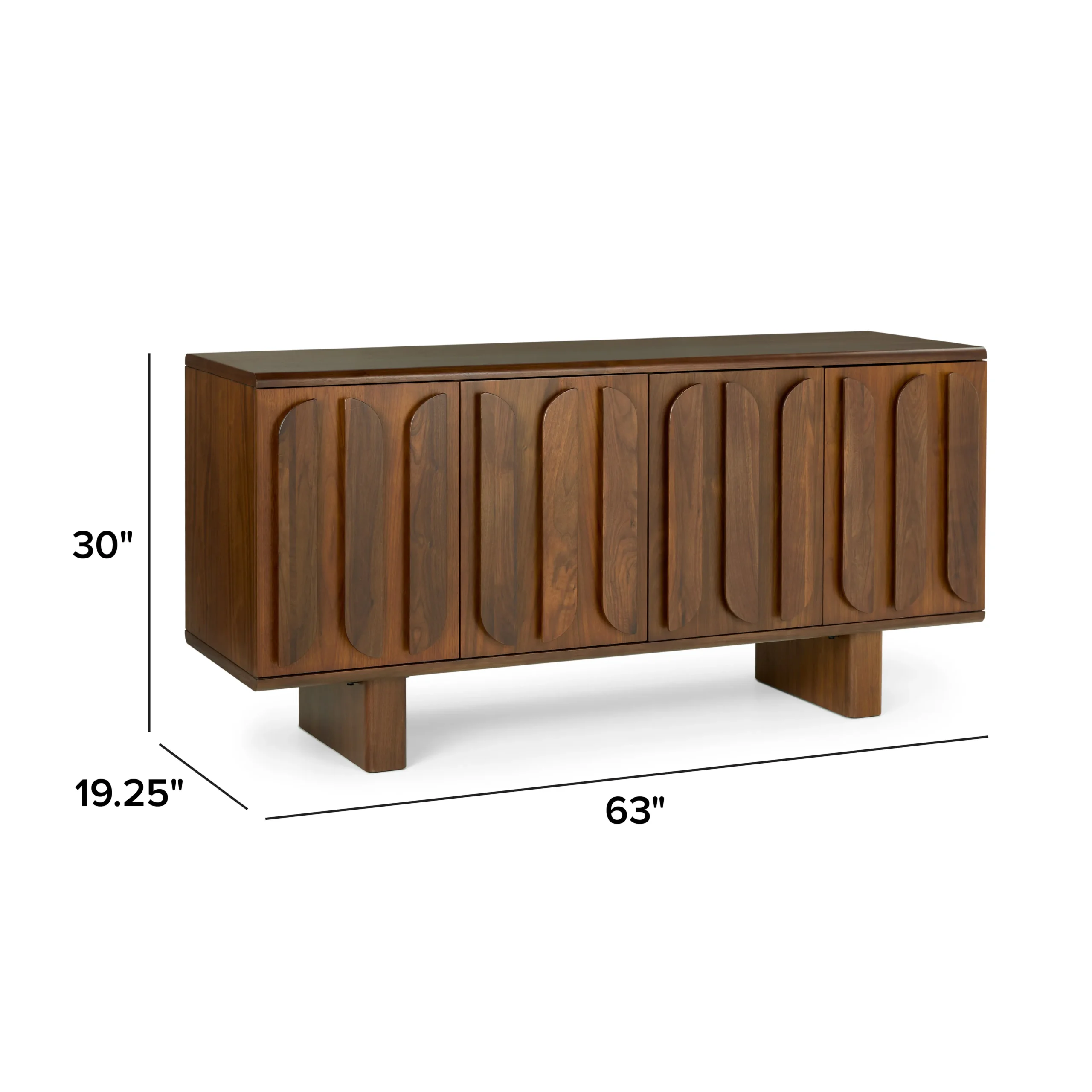 Ansel 63_ Sideboard - Walnut - Image 16