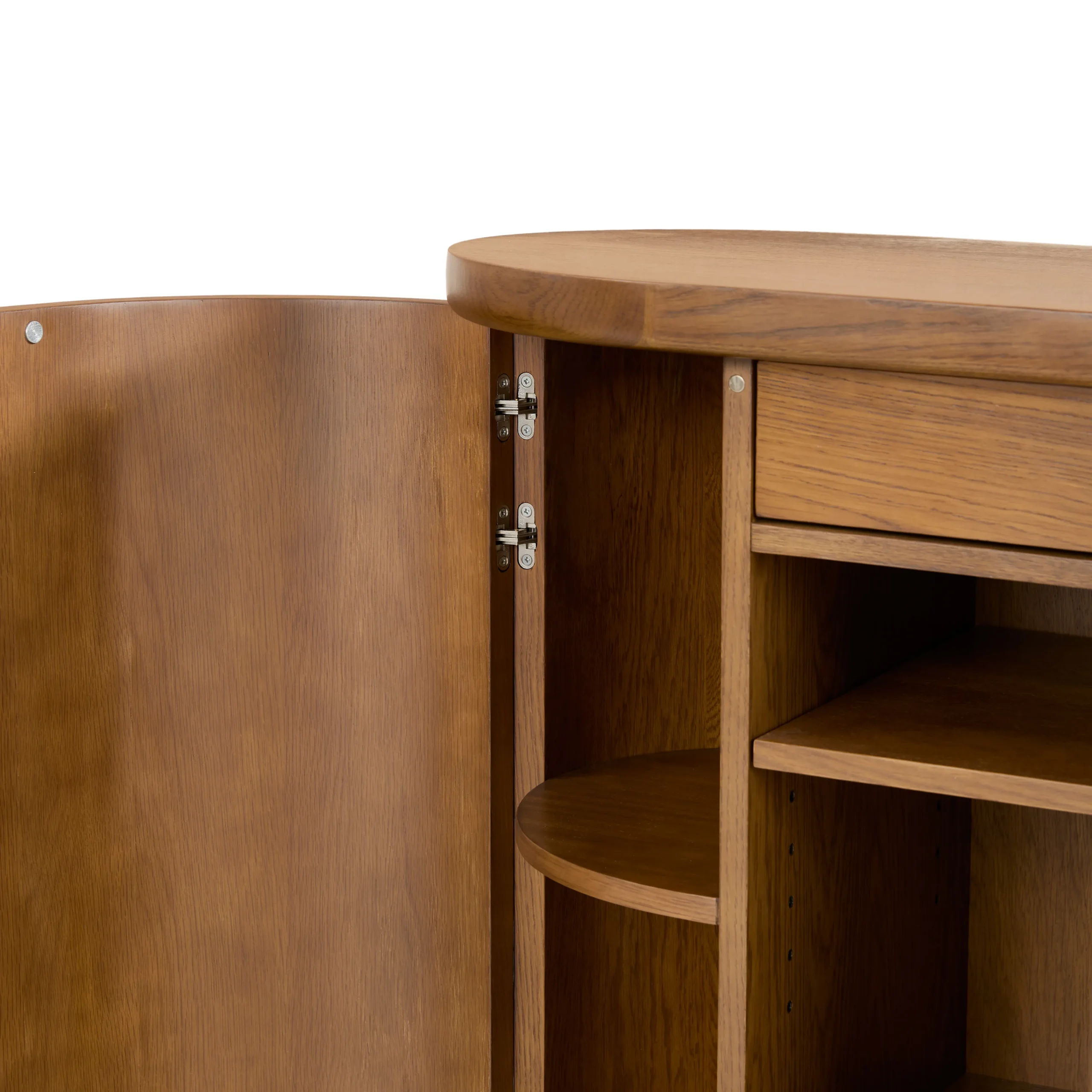 Jens 38_ Bar Cabinet - Smoked Oak - Image 16