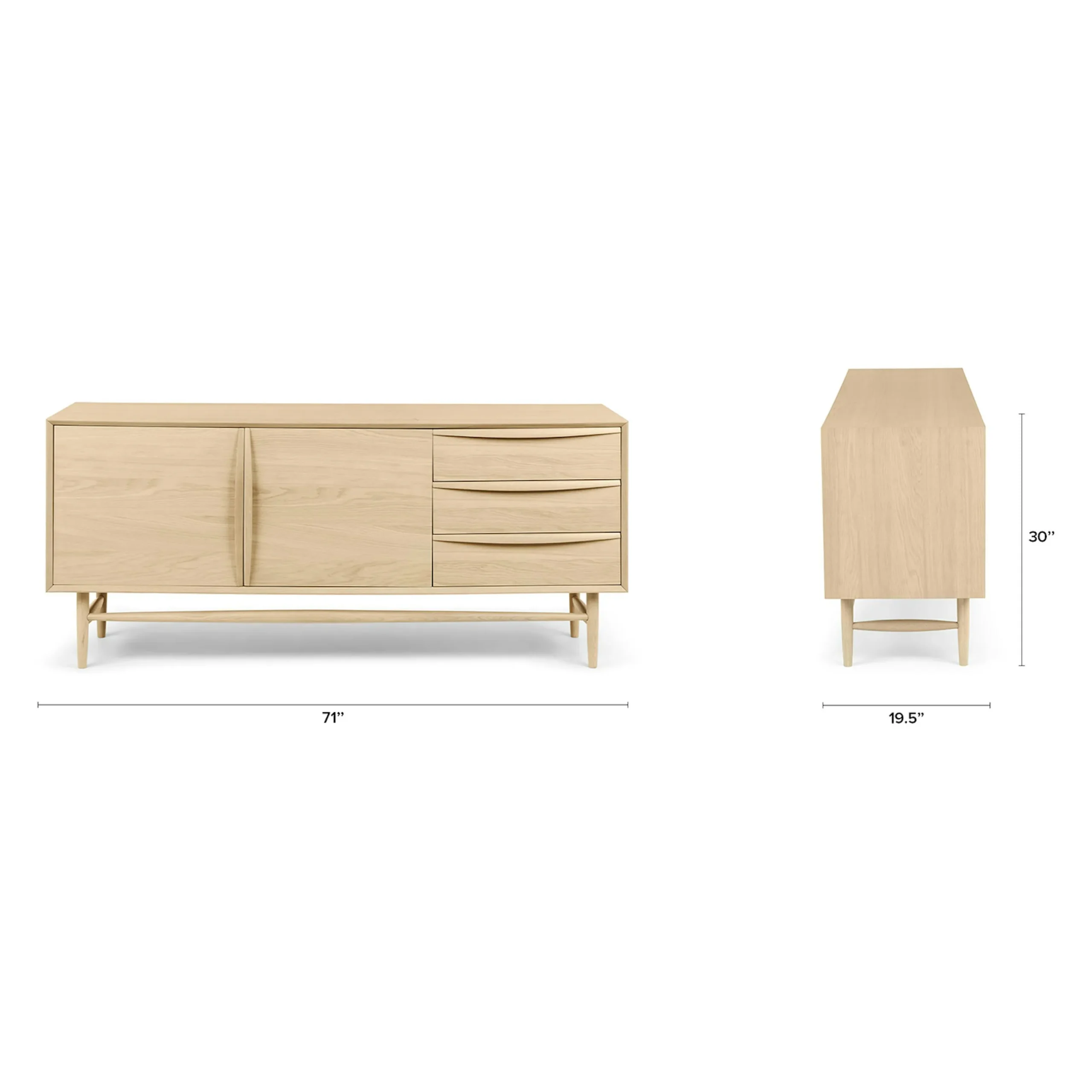 Lenia 71_ Sideboard - White Oak - Image 16