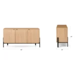 Segata 60_ Sideboard - Light Oak