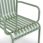 Sarek Outdoor Stackable Dining Armchair - Khaki Green