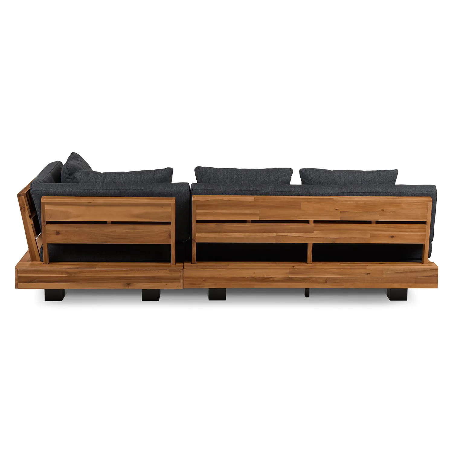 Lubek 82.5_ Outdoor Low Right Sectional - Slate Gray - Image 6