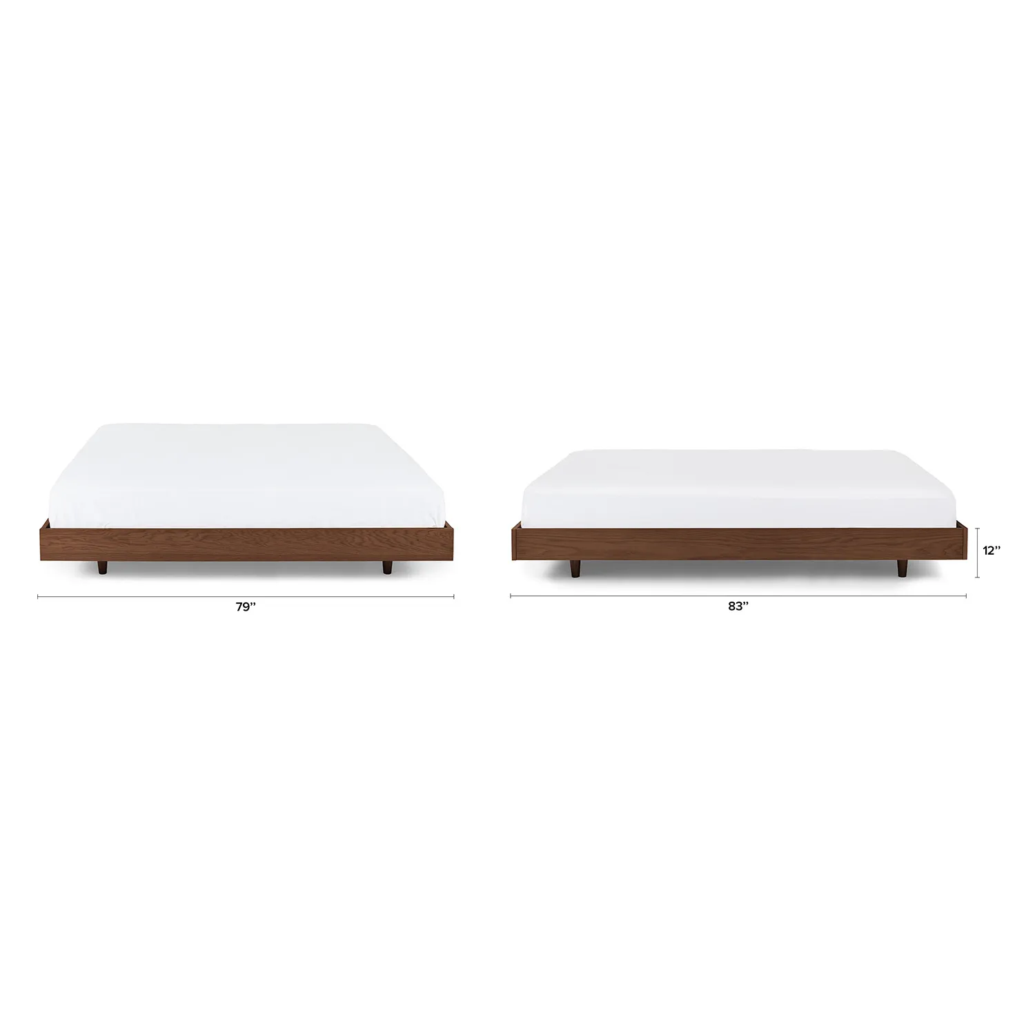 Basi King Bed Frame - Walnut - Image 7