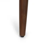 Bavel 26_ Leather Lounge Set - Walnut and Charme Green