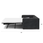 Riley 84_ Sofa Bed - Napa Charcoal