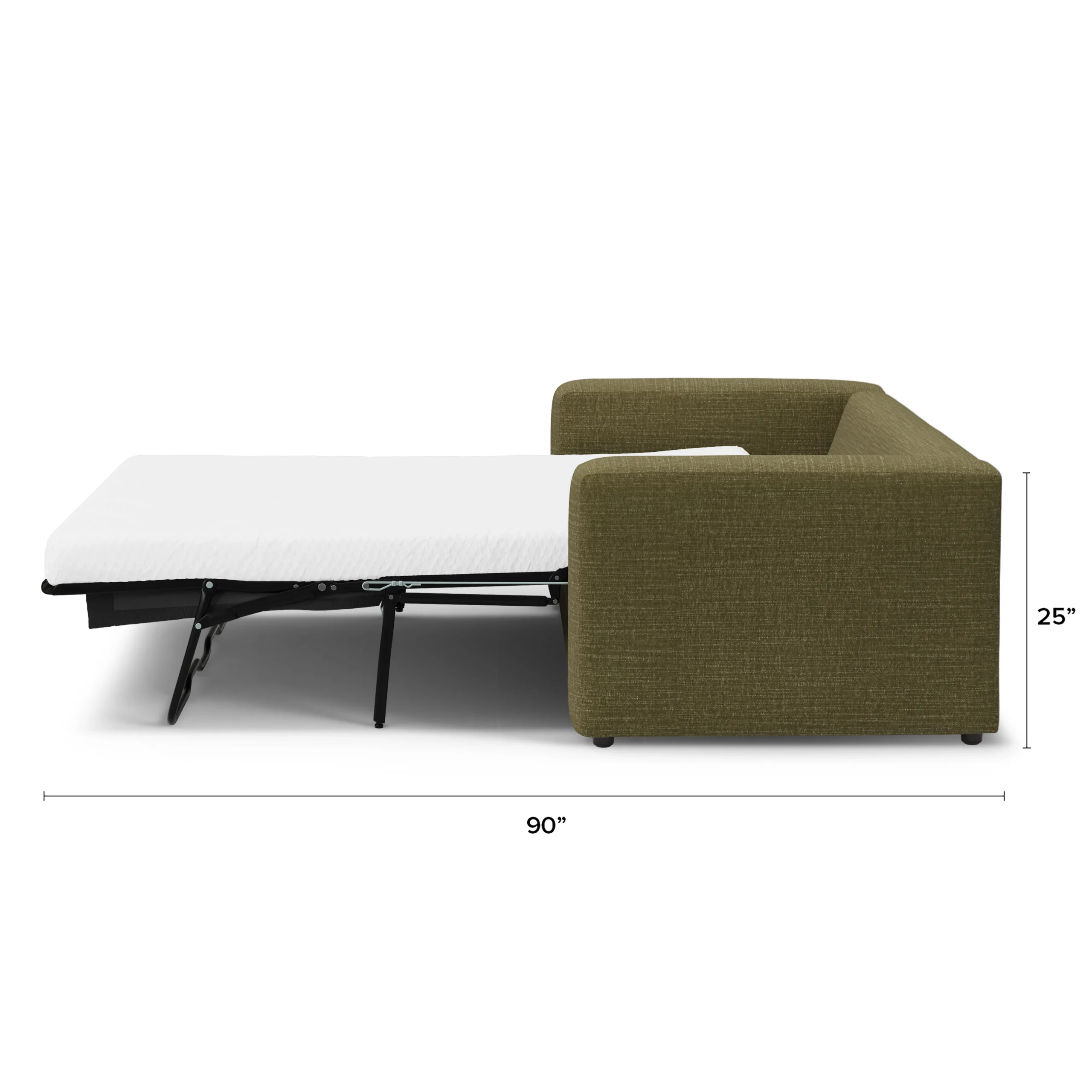 Riley 84_ Sofa Bed - Napa Moss - Image 11