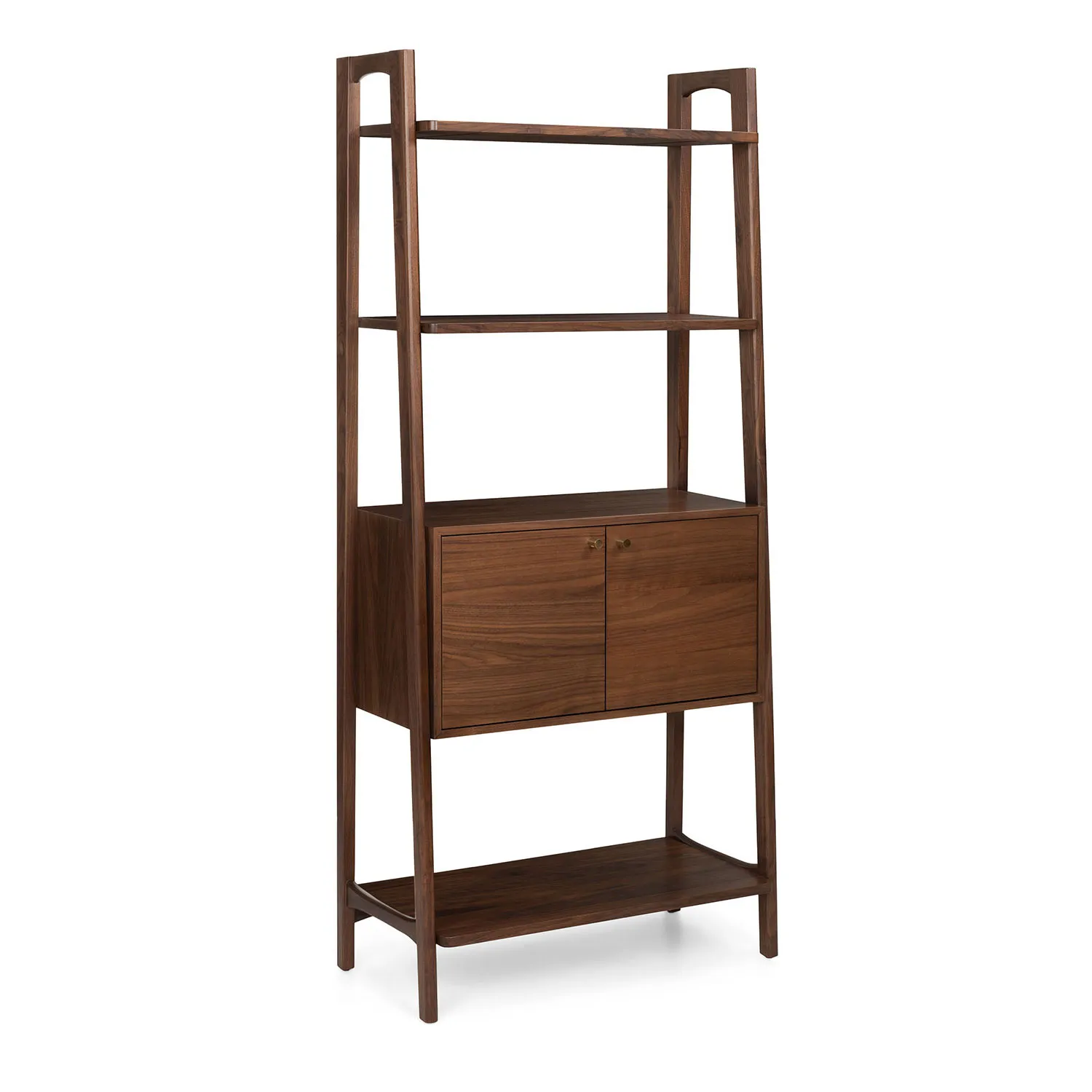 Krossa 31.5_ Shelving Unit with Storage - Walnut - Image 15