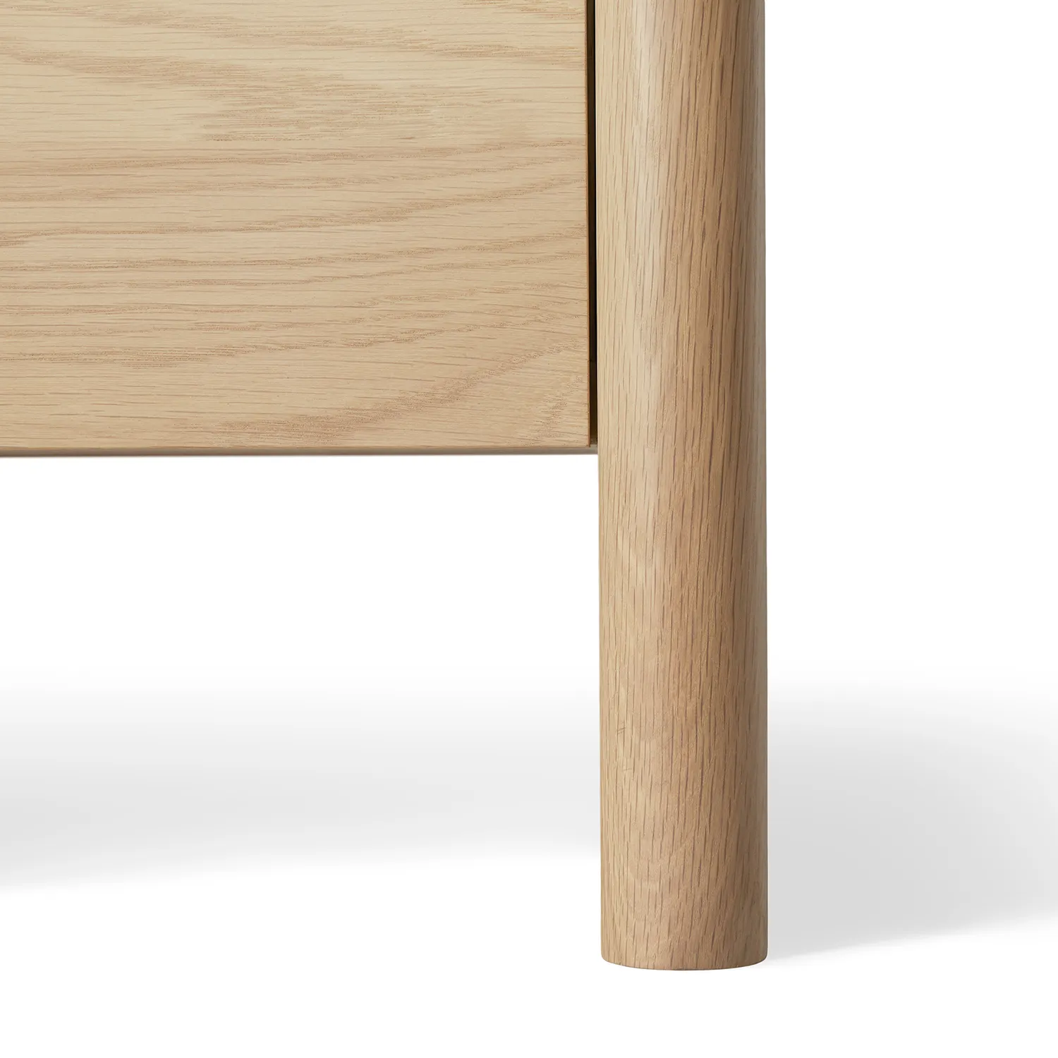 Torme 34_ Bookcase with Storage, Tall - White Oak - Image 17