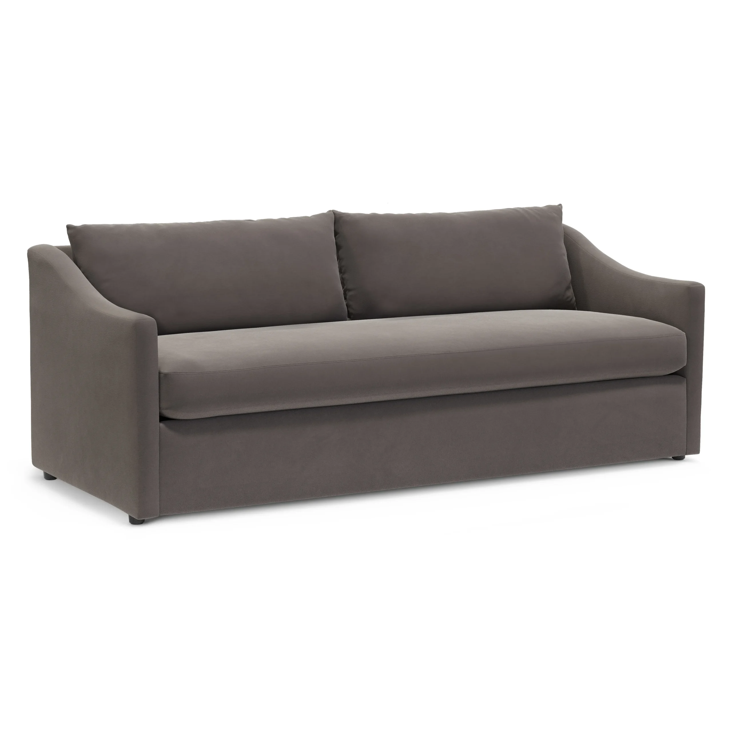 Landry 84.5_ Velvet Sofa Bed - Hale Warm Gray - Image 17
