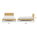Cooper Queen Low Profile Bed - Natural Oak