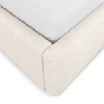 Kayra King Upholstered Storage Bed - Ivory Bouclé