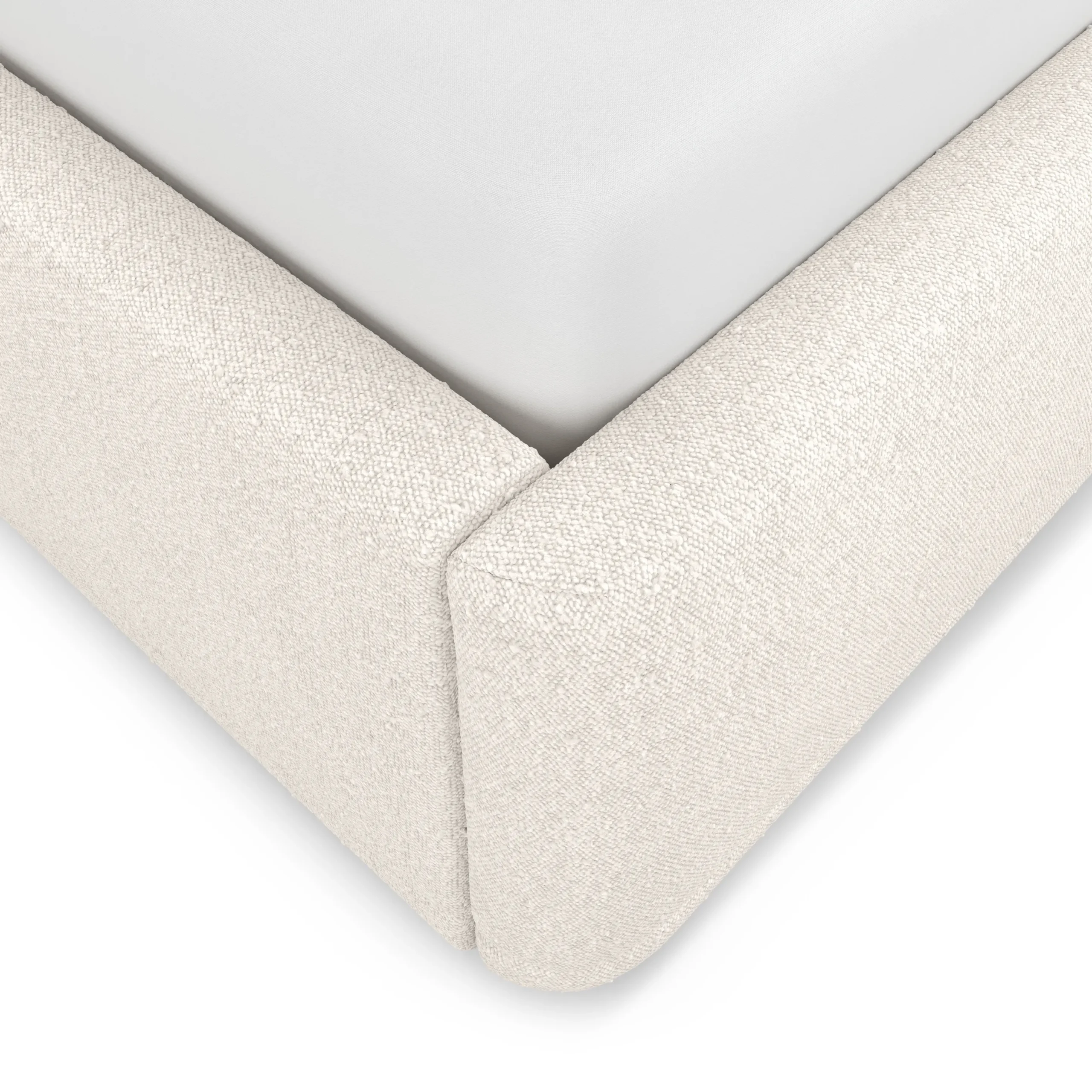 Kayra King Upholstered Storage Bed - Ivory Bouclé - Image 4