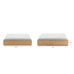 Leif King Platform Storage Bed - White Oak