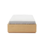 Leif Twin Platform Storage Bed - White Oak