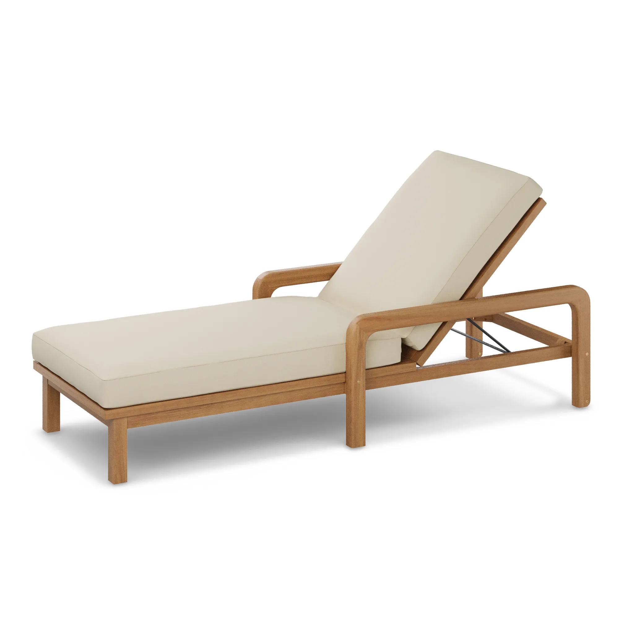 Laholm 78_ Outdoor Chaise Lounge - Dravite Ivory - Image 5