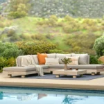 Lubek 100.5_ Outdoor Low Corner Sectional - Beach Sand