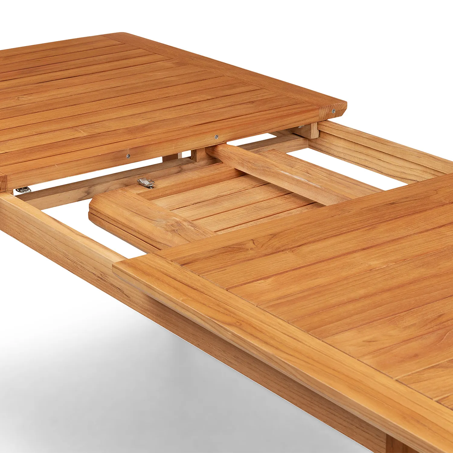 Marol 59_ - 78_ Outdoor Extendable Dining Table - Bronze Teak - Image 11