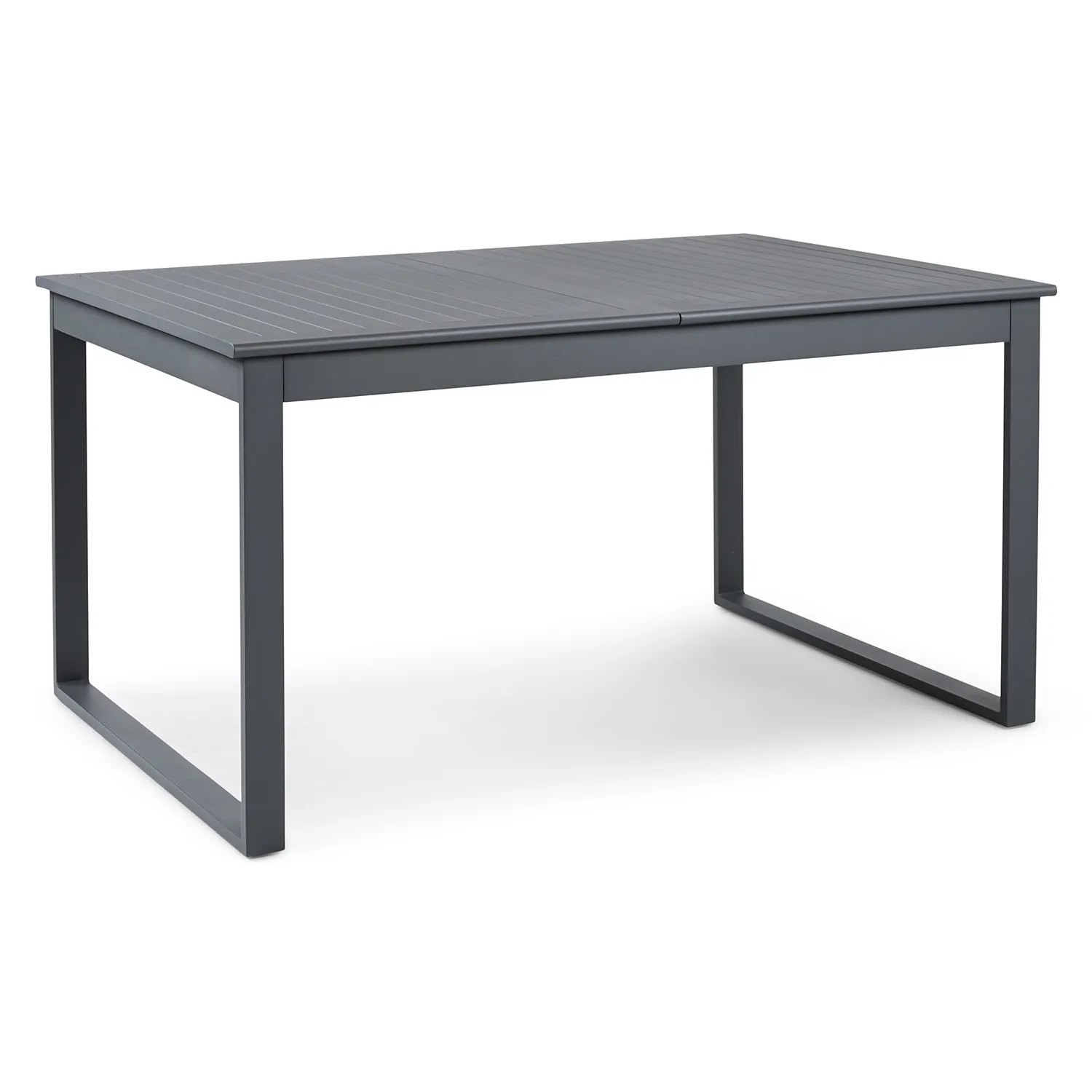 Ofer 56.5_ - 80.5_ Outdoor Extendable Dining Table - Dark Gray - Image 3