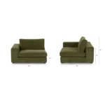 Beta 49" Arm Chair Module