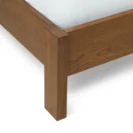 Cassie Queen Upholstered Bed with Nightstands - Smoked Oak and Taupe Chenille