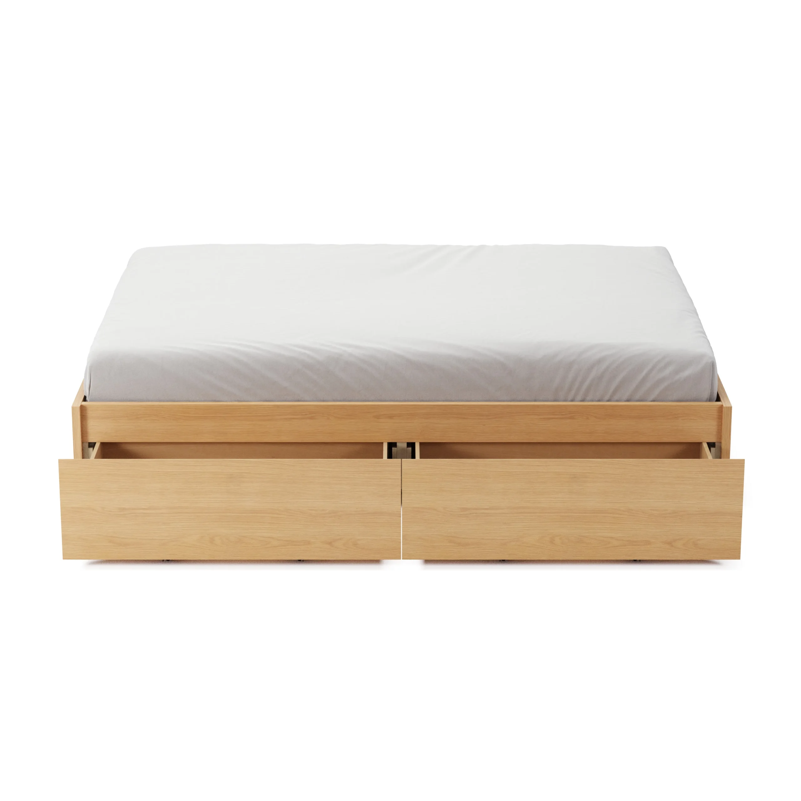 Leif Full Platform Storage Bed - White Oak - Image 16