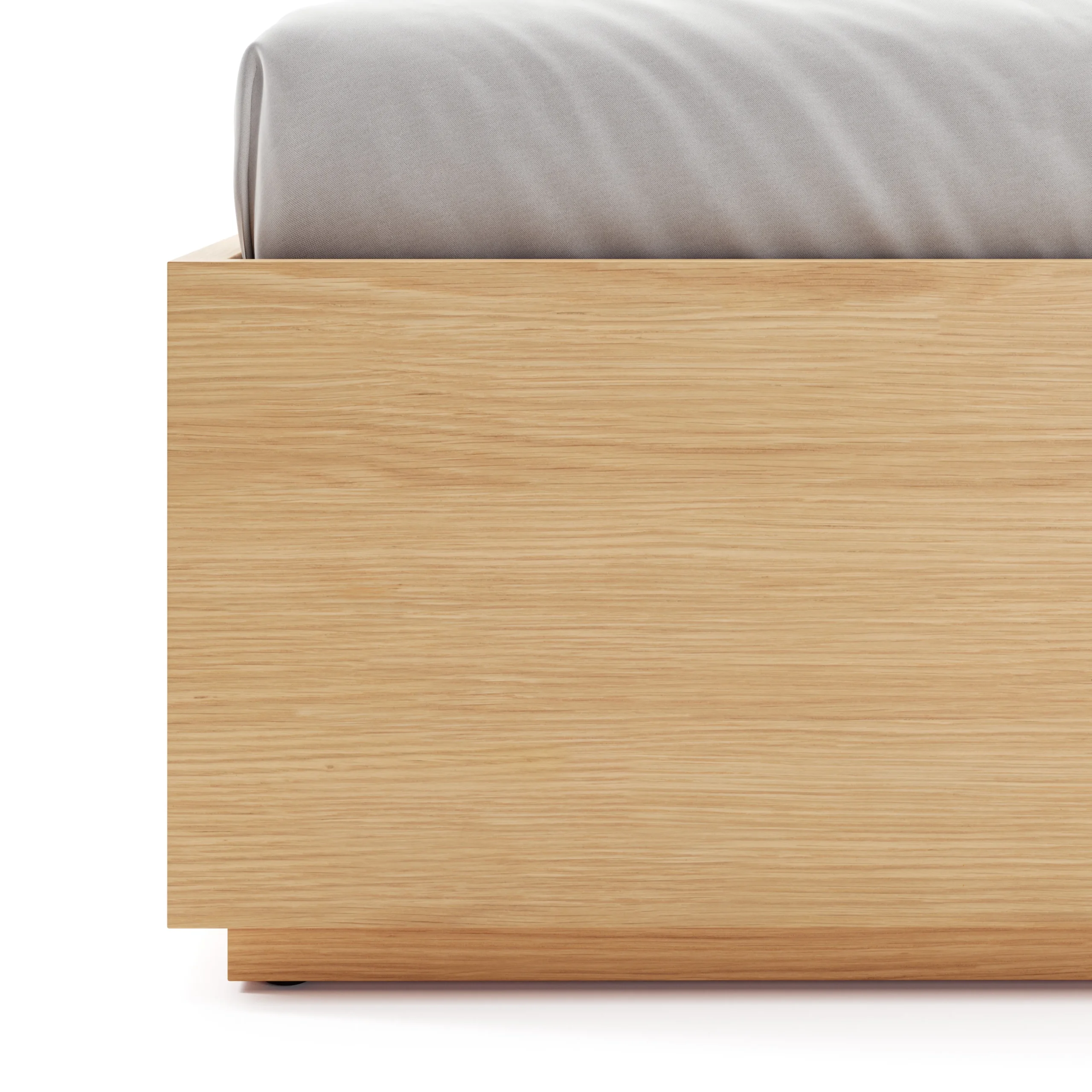 Leif Twin Platform Storage Bed - White Oak - Image 15